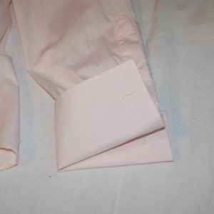 Double/French cuff Pink Classic Poplin Dress Shirt Size 17 1/2 - 33 Big by Enro
